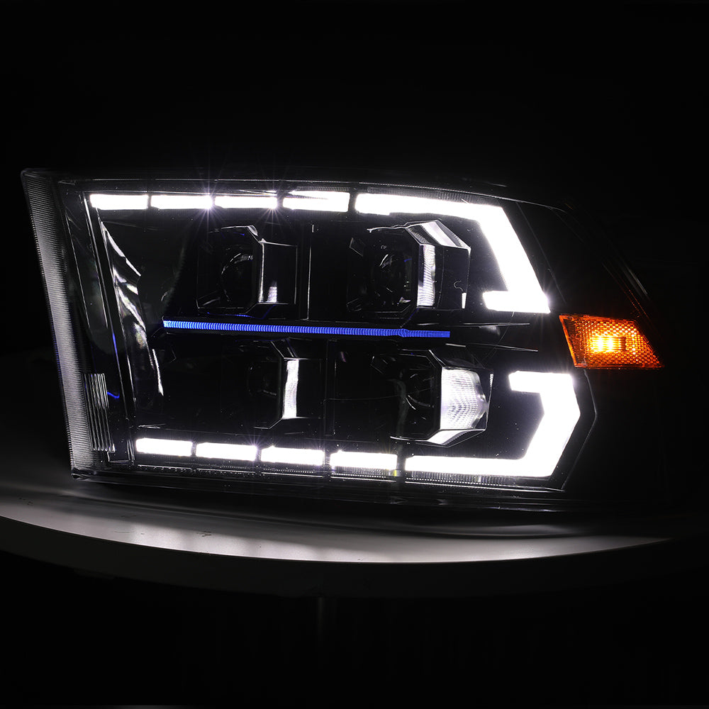 Dodge RAM LED-Nebelscheinwerfer - 2013 - 2018 - homologiert - XenLed - 48W  - getönt - France-Xenon
