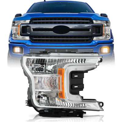 For 2018-2020 Ford F-150 OE Style Halogen Headlights