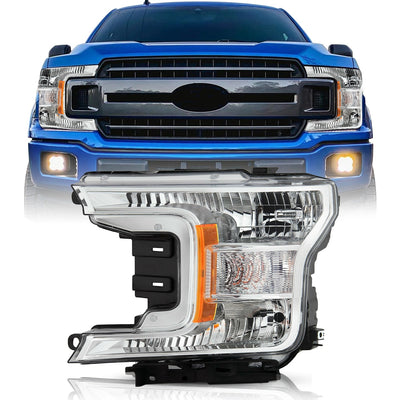 For 2018-2020 Ford F-150 OE Style Halogen Headlights
