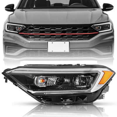 For 2019-2022 Volkswagen Jetta LED Headlights for Factory Projector Models