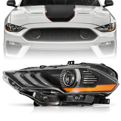 For 2018-2023 Ford Mustang LED Projector Headlights