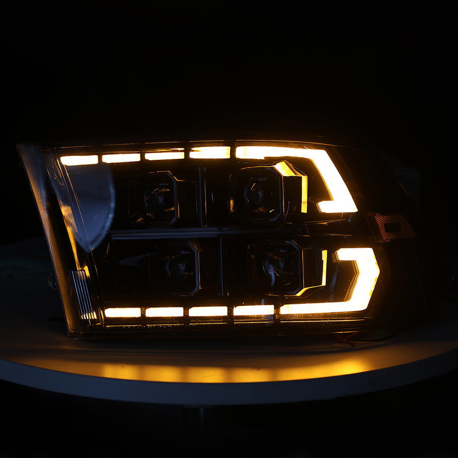 13-18 Ram 1500 2500 3500 Full LED Headlights-2