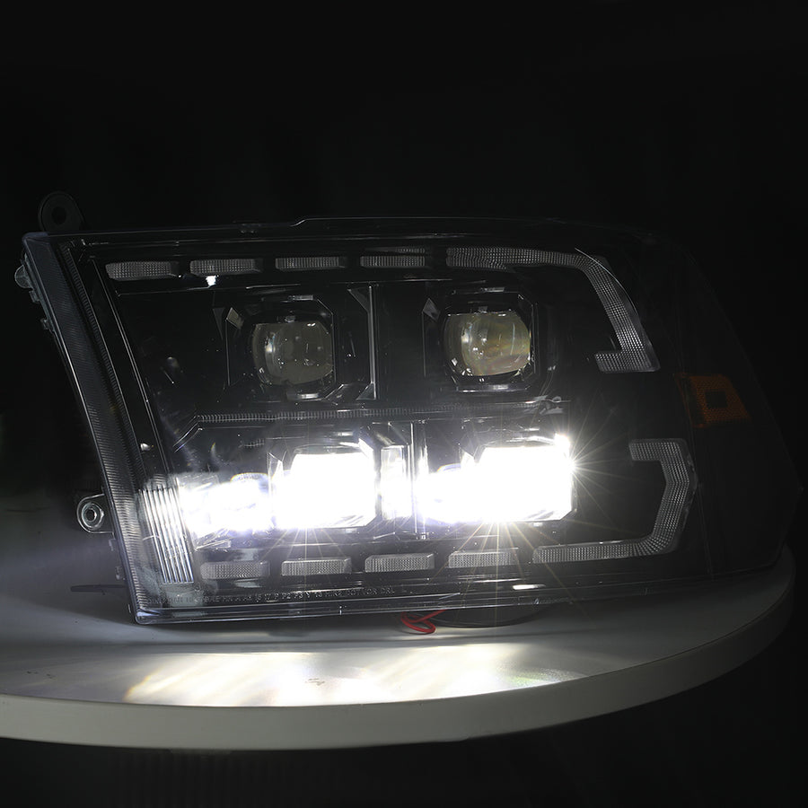 13-18 Ram 1500 2500 3500 Full LED Headlights-2