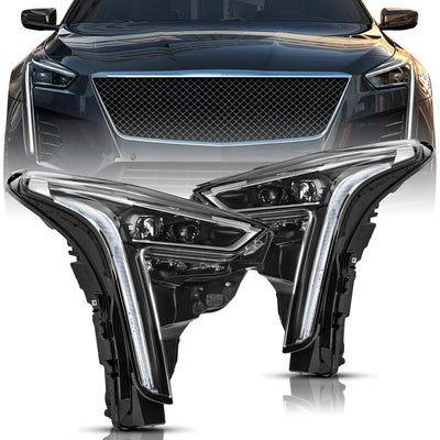 For 2019-2021 Cadillac CT6 Full LED Projector Headlights