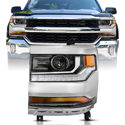 For 2016-2019 Chevy Silverado 1500 LD HID/Xenon Headlights