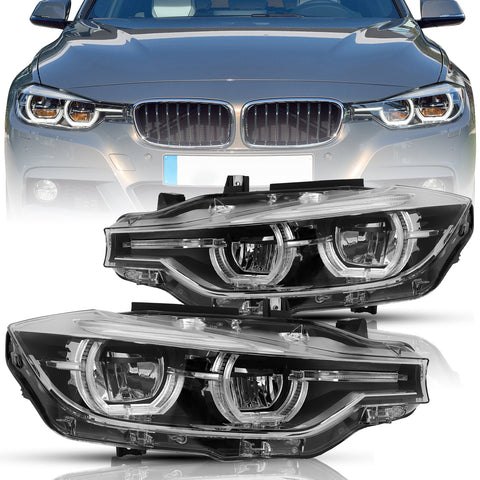  3シリーズ LEDヘッドライト　F30　F31 35 For 2016-2019 BMW 3 Series F30 F31 Full LED Headlights – LESEM