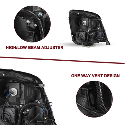 For 2006-2011 Cadillac DTS HID/Xenon Projector Headlights