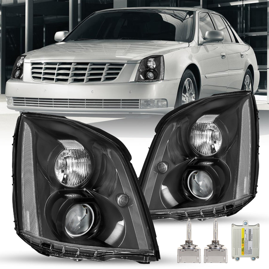 For 2006-2011 Cadillac DTS HID/Xenon Projector Headlights