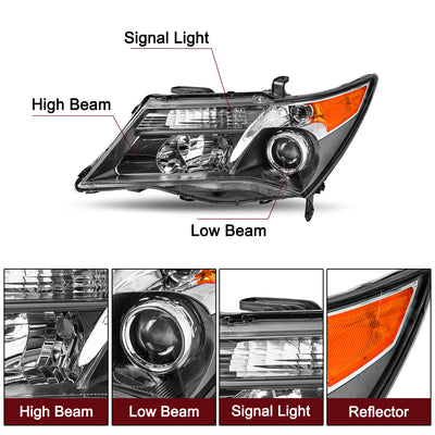 For 2007-2009 Acura MDX HID/Xenon Projector Headlights