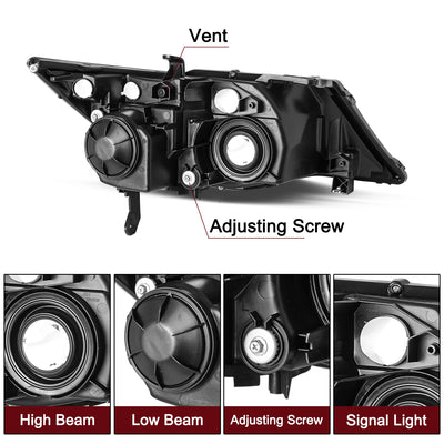 For 2007-2009 Acura MDX HID/Xenon Projector Headlights