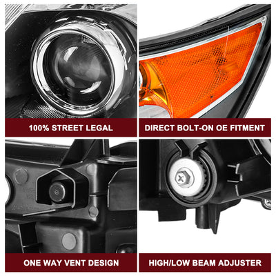 For 2007-2009 Acura MDX HID/Xenon Projector Headlights