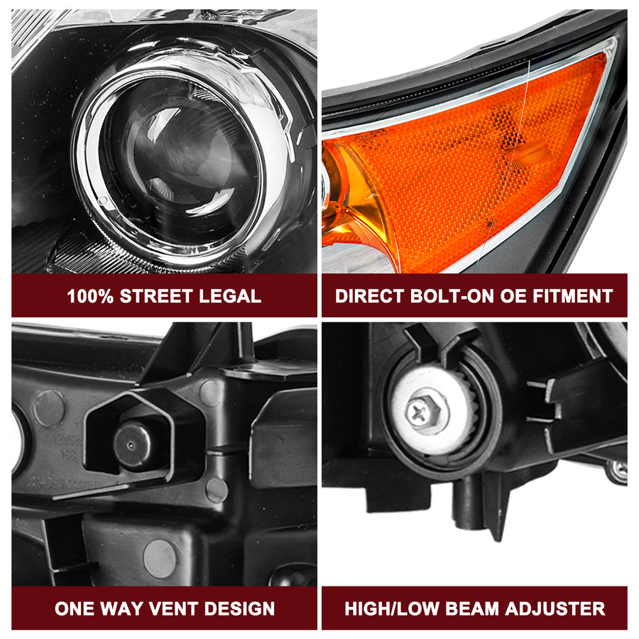 For 2007-2009 Acura MDX HID/Xenon Projector Headlights