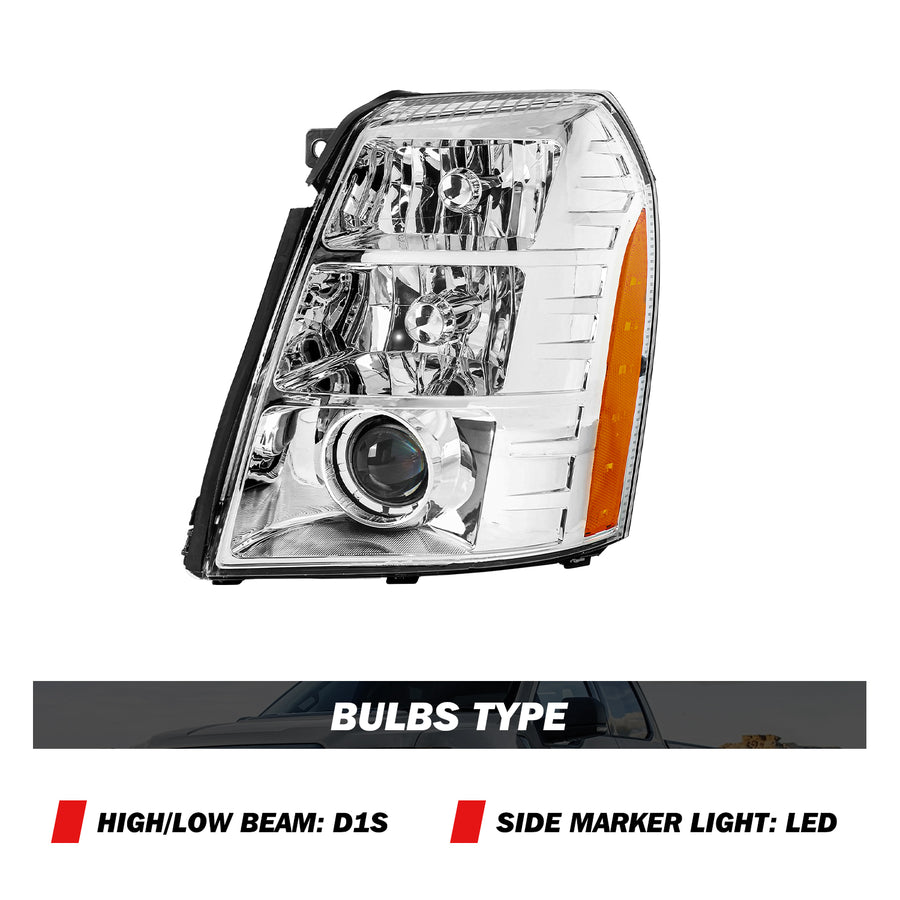 For 2007-2014 Cadillac Escalade HID/Xenon Headlights