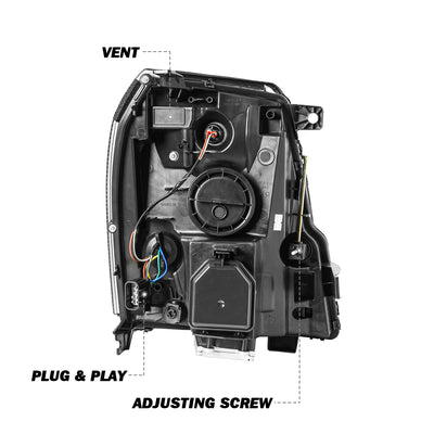 For 2007-2014 Cadillac Escalade HID/Xenon Headlights