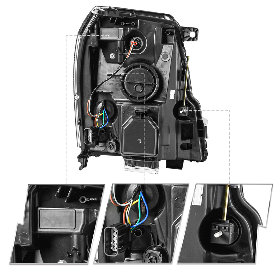 For 2007-2014 Cadillac Escalade HID/Xenon Headlights