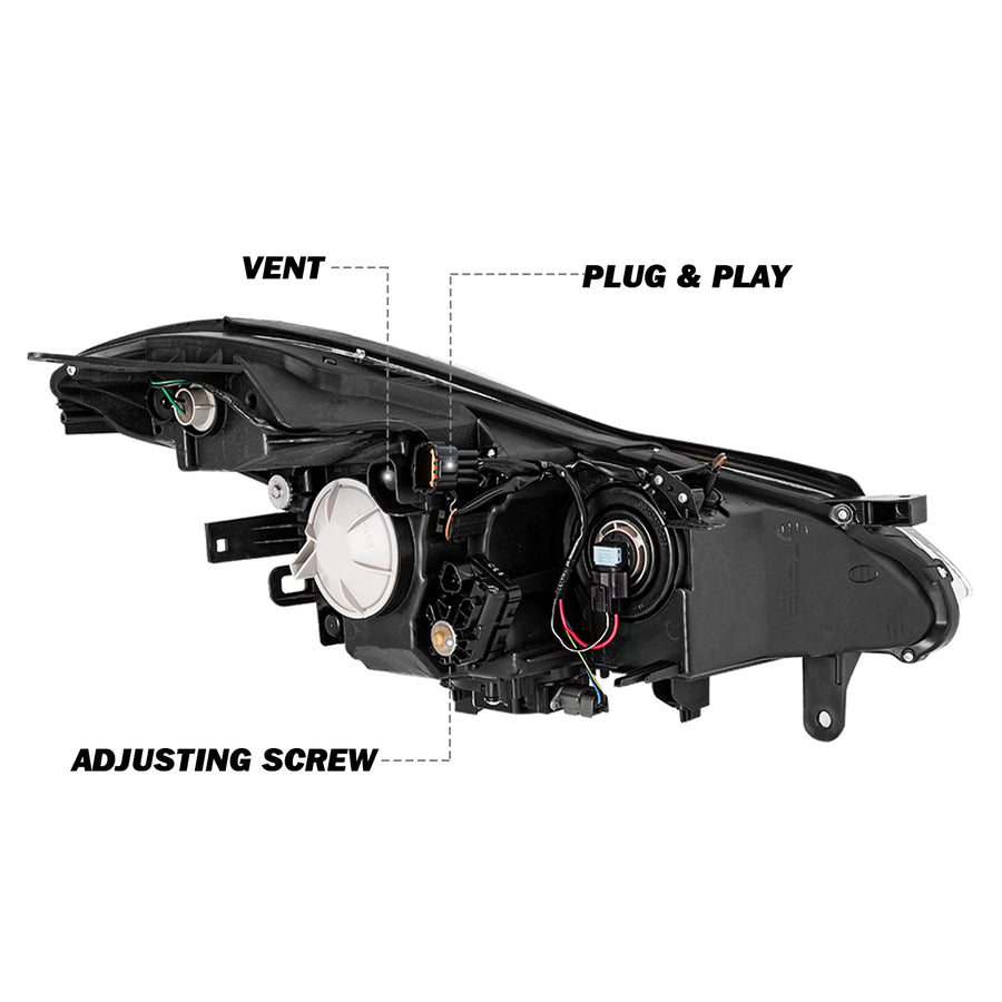 For 2008-2017 Infiniti EX35 EX37 QX50 HID Projector Headlights