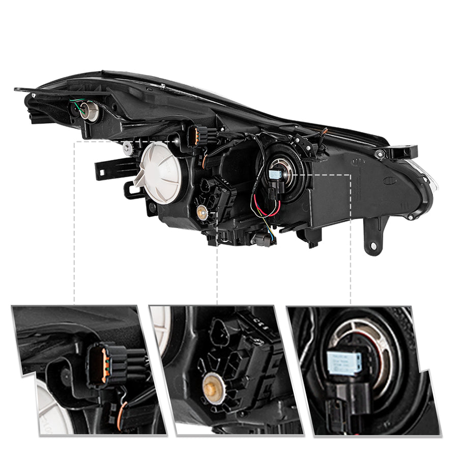 For 2008-2017 Infiniti EX35 EX37 QX50 HID Projector Headlights