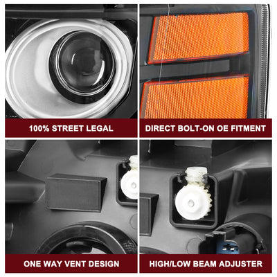 For 2009-2012 Ford Flex HID/Xenon Projector Headlights