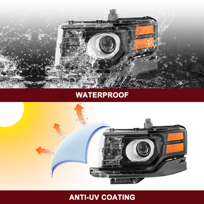 For 2009-2012 Ford Flex HID/Xenon Projector Headlights