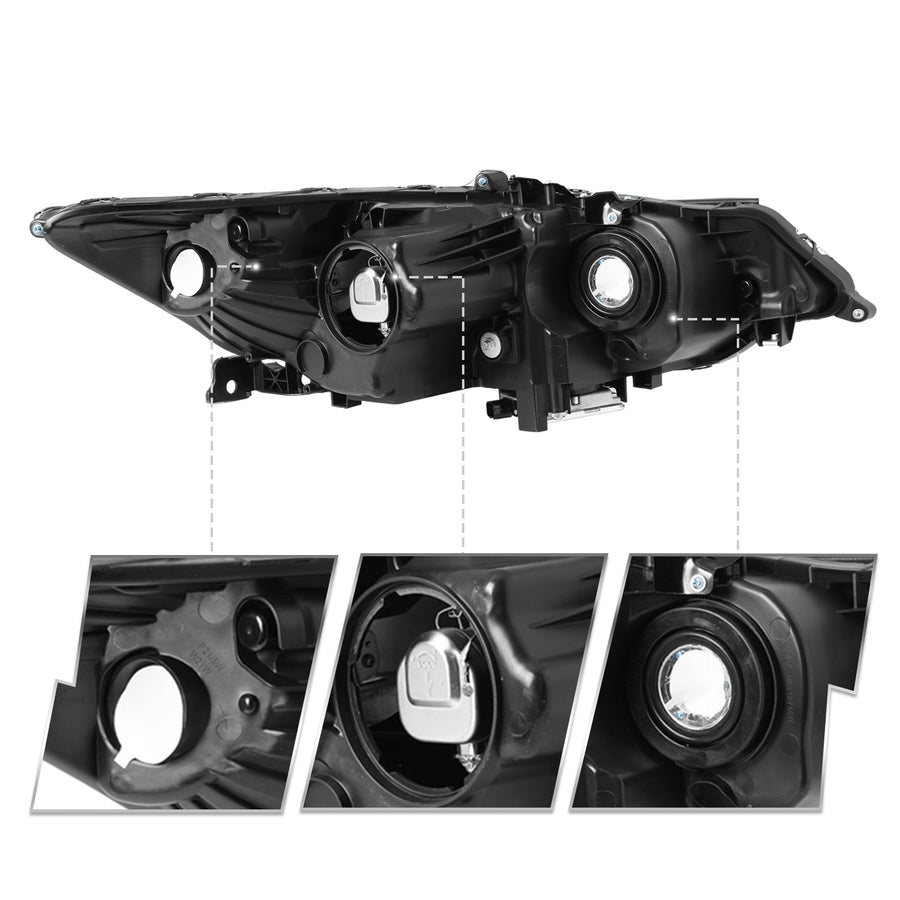 For 2009-2014 Acura TSX Projector Headlights