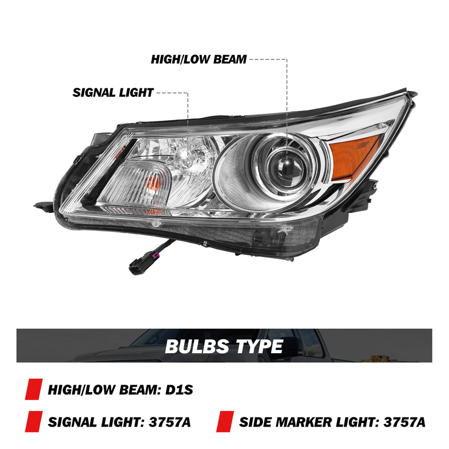 For 2010-2013 Buick LaCrosse HID/Xenon Headlights