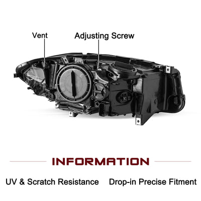 For 2011-2013 BMW 5 Series F10 F18 528i 535i 550i M5 HID Headlights