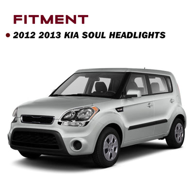 For 2012-2013 Kia Soul Halogen Headlights