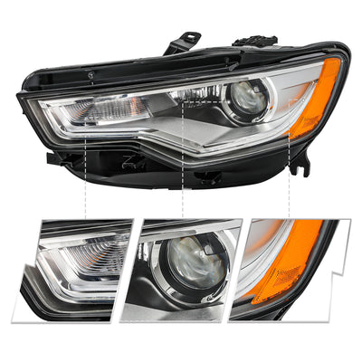 For 2012-2015 Audi A6/S6 HID/Xenon Projector Headlights