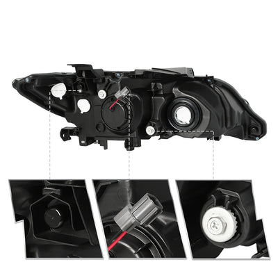 For 2013-2015 Acura RDX Halogen Headlights