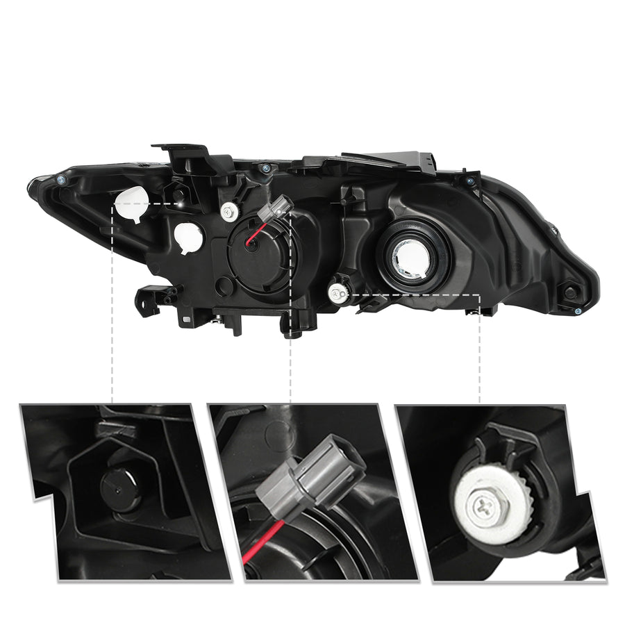 For 2013-2015 Acura RDX Halogen Headlights