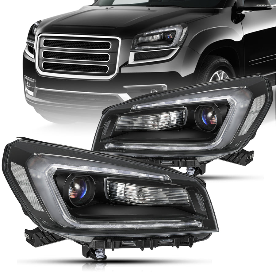 For 2013-2016 GMC Acadia/2017 Acadia Limited |SL | SLE | SLT w/ Factory Halogen Projector Headlights