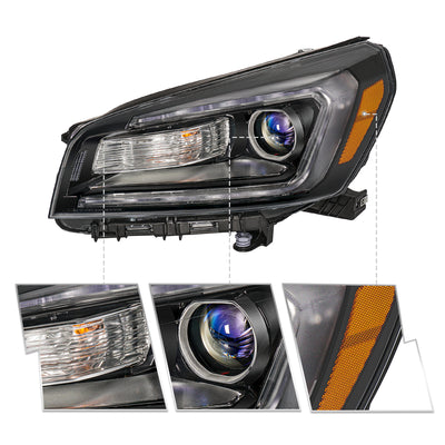 For 2013-2016 GMC Acadia/2017 Acadia Limited |SL | SLE | SLT w/ Factory Halogen Projector Headlights