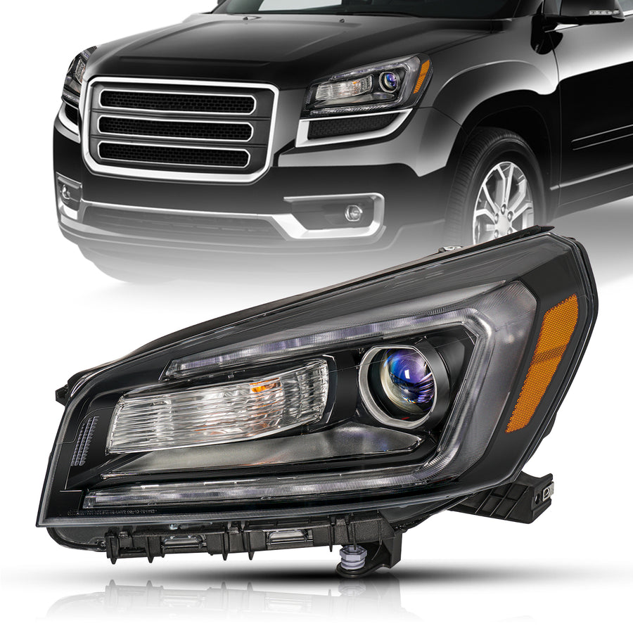 For 2013-2016 GMC Acadia/2017 Acadia Limited |SL | SLE | SLT w/ Factory Halogen Projector Headlights