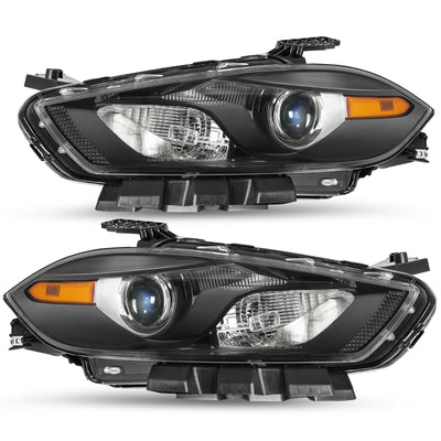 For 2013-2016 Dodge Dart Halogen Projector Headlights