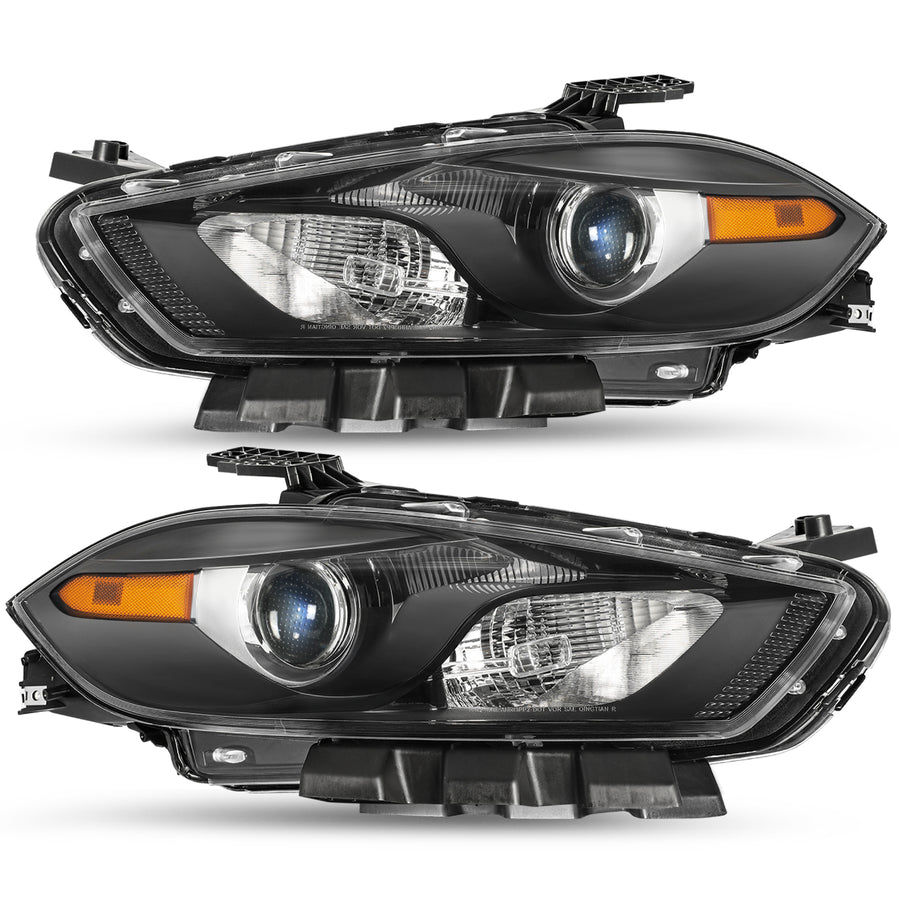 For 2013-2016 Dodge Dart Halogen Projector Headlights