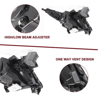 For 2013-2017 Cadillac XTS with AFS LED DRL Projector Headlights