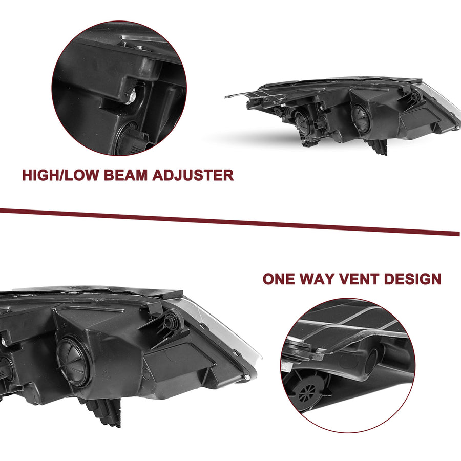 For 2013-2017 Chevy Traverse Halogen Headlights
