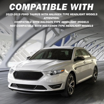 For 2013-2019 Ford Taurus Halogen Headlights