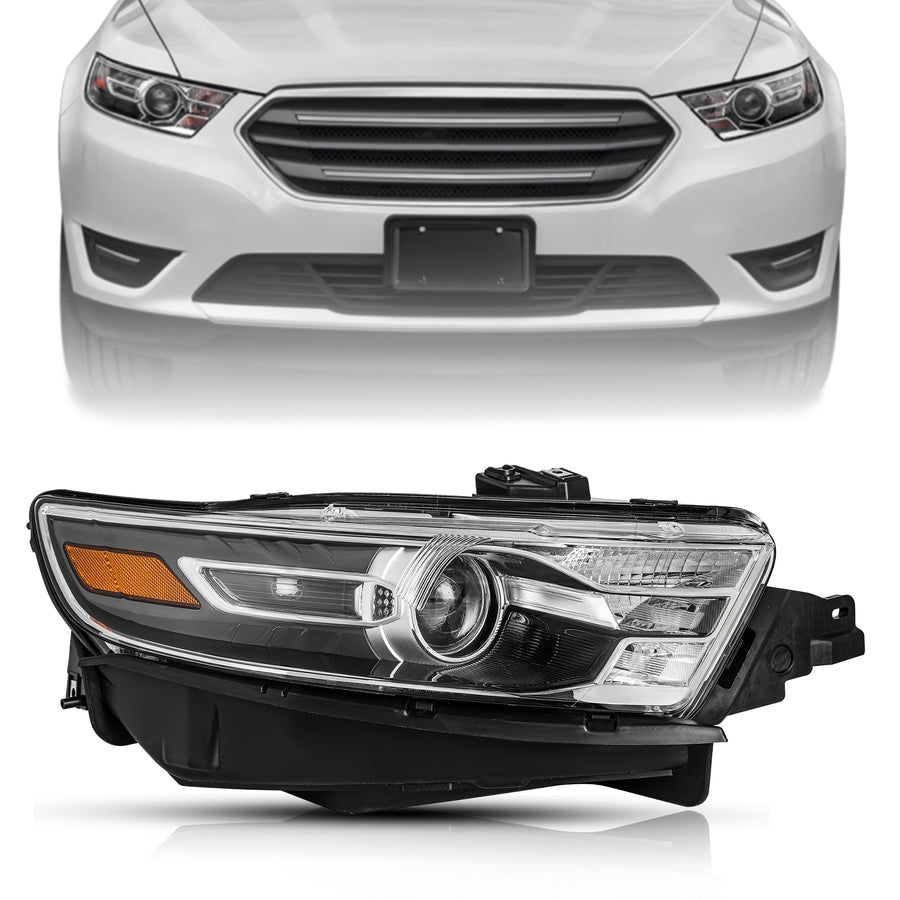 For 2013-2019 Ford Taurus Halogen Headlights