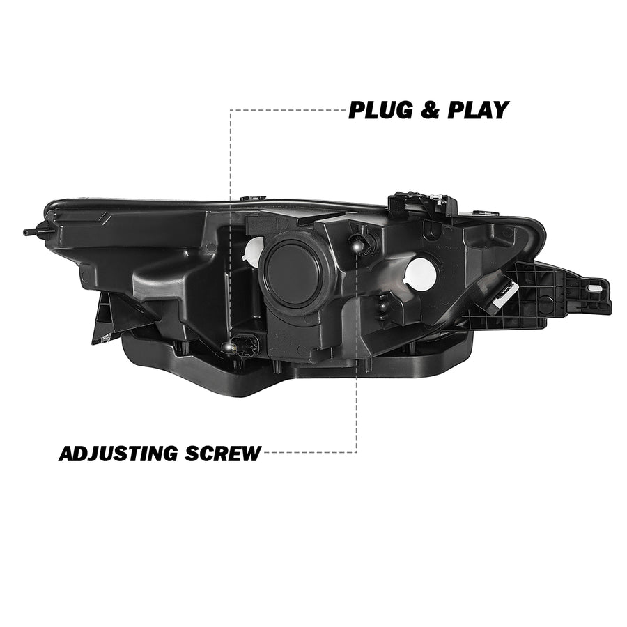 For 2013-2019 Ford Taurus Halogen Headlights