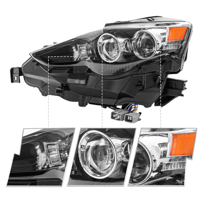 For 2014-2016 Lexus IS200t IS250 IS300 IS350 LED Projector Headlights