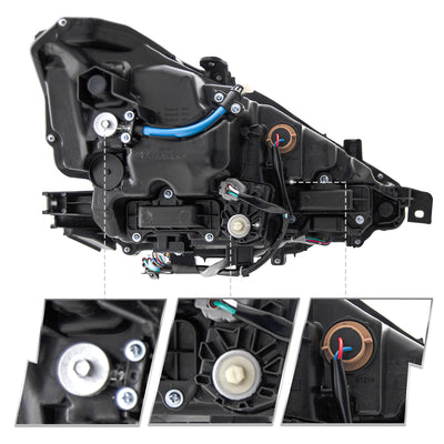 For 2014-2016 Lexus IS200t IS250 IS300 IS350 LED Projector Headlights