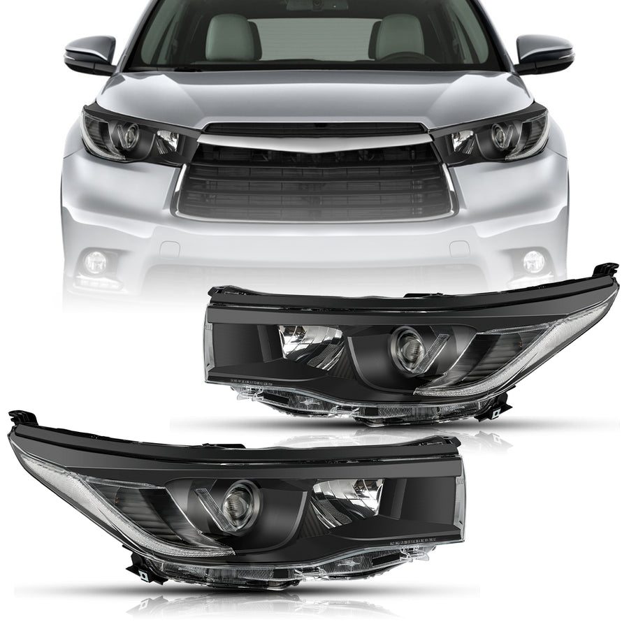 For 2014-2016 Toyota Highlander Headlights