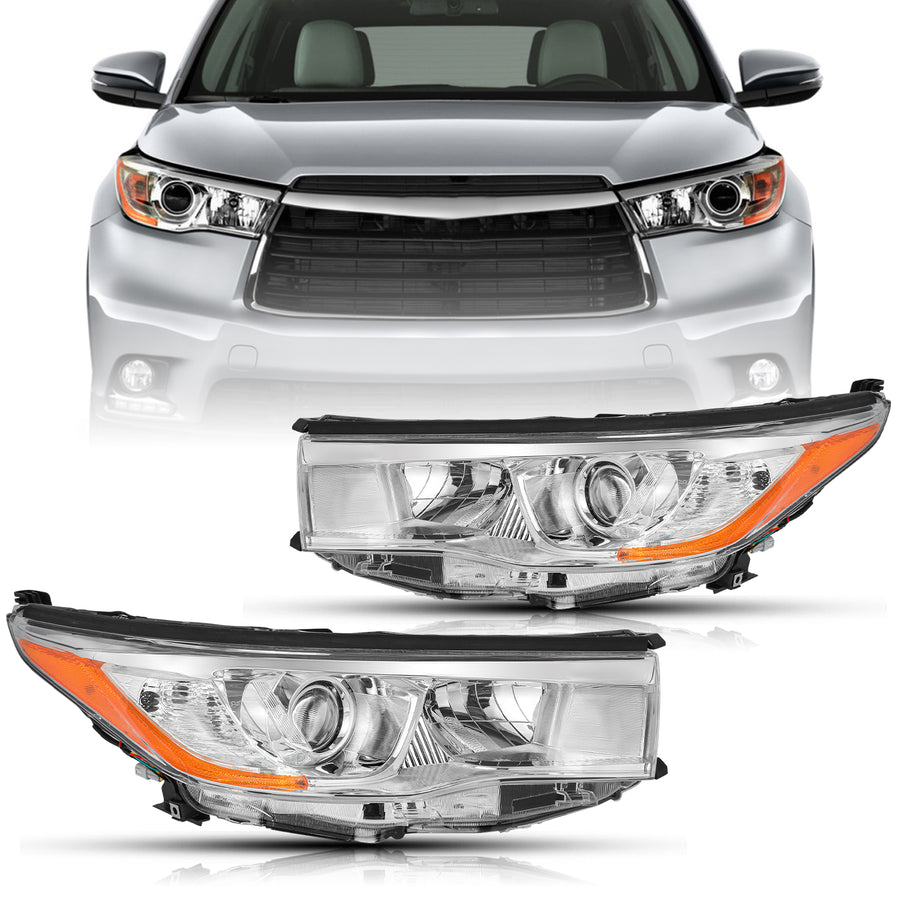 For 2014-2016 Toyota Highlander Headlights