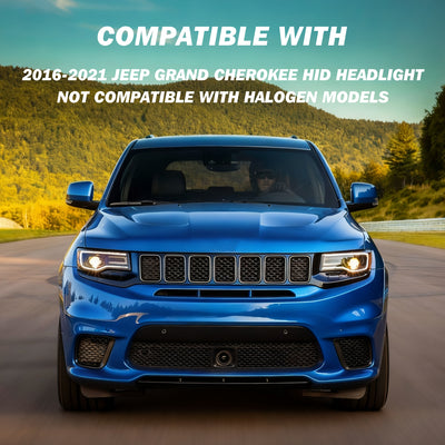 For 2014-2021 Jeep Grand Cherokee HID Projector Headlights