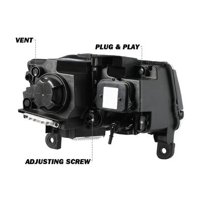 For 2014-2021 Jeep Grand Cherokee HID Projector Headlights