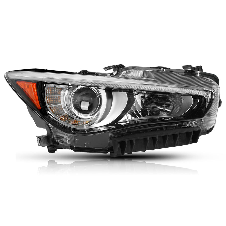 For 2014-2022 Infiniti Q50 w/o AFS LED Projector Headlights