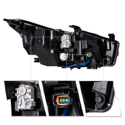 For 2014-2022 Infiniti Q50 w/o AFS LED Projector Headlights