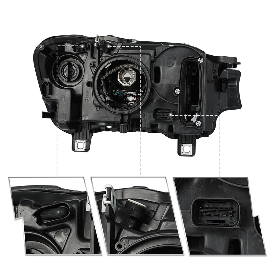 For 2015-2017 BMW X3/ 2015-2018 X4 HID/Xenon w/o AFS Projector Headlights