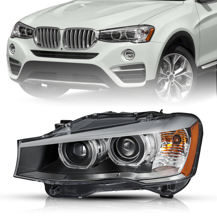 For 2015-2017 BMW X3/ 2015-2018 X4 HID/Xenon w/o AFS Projector Headlights